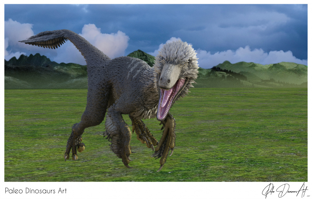 Paleo Dinosaurs Art presents: Dakotaraptor