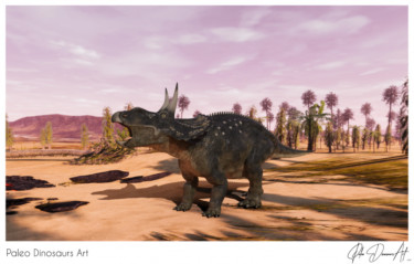 Paleo Dinosaurs Art presents: Diceratops